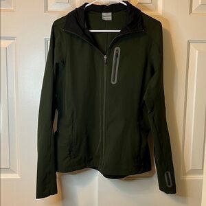 Columbia Titanium Omni-Shield Zip Up‎ Jacket Olive Green Size L